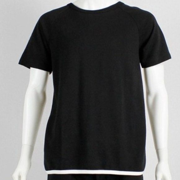 Dries Van Noten Black Open Back Short Sleeve Top - Picture 2 of 13
